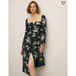 (Brand New) Reformation Ledell Dress Judith - Size 0